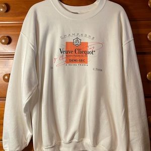Veuve Clicquot white crewneck